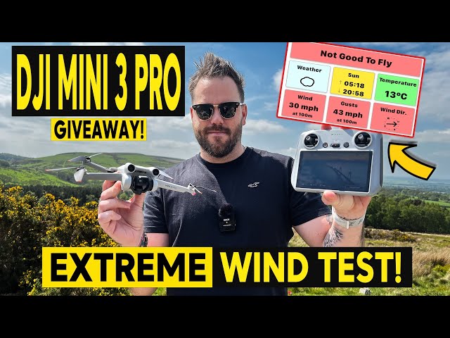 DJI Mini 3 Pro STRONG WIND TEST