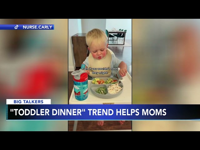 Toddler dinner trend helps moms when feeding picky kids