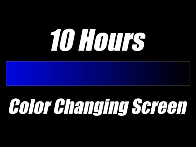 Color Changing Screen Mood - Dark Blue & Black Led Lights [10 Hours]
