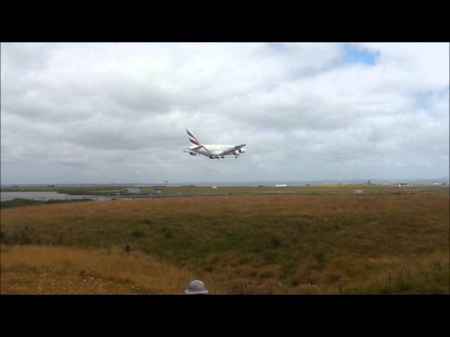 A380's Landing at Auckland International Airport