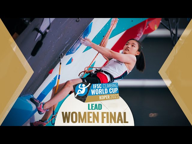 🔥IFSC LEAD Women's Final World Cup Koper 2023