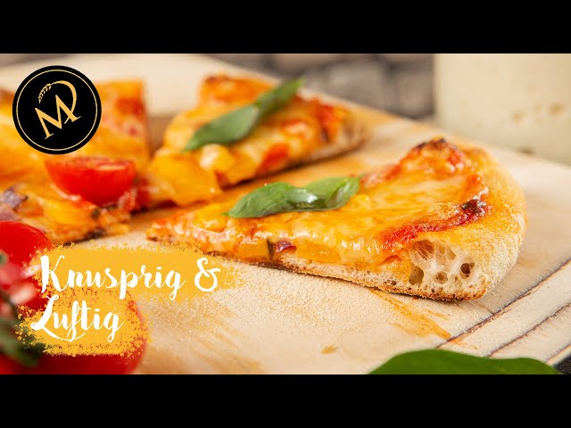 Der einfachste Weg zum Pizzateig mit Lievito Madre I Pizza  ohne Presshefe mit Sauerteig