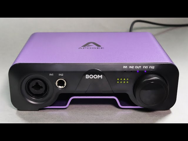 Apogee Boom Interface Review / Explained
