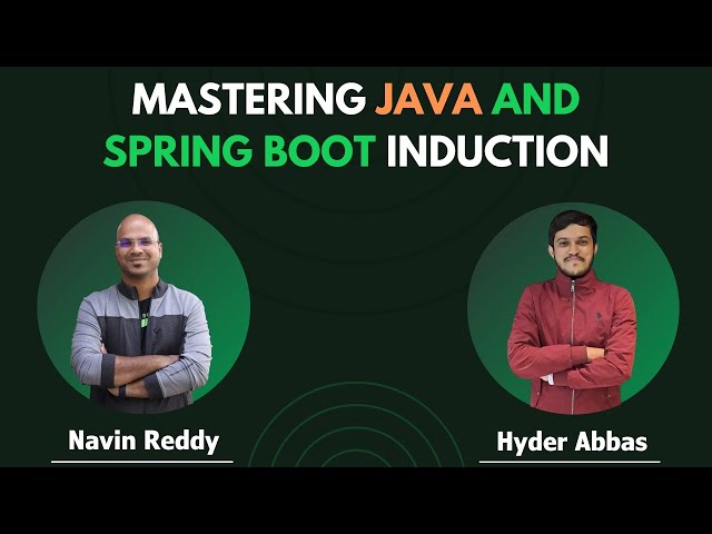 Mastering Java And Spring Boot Induction