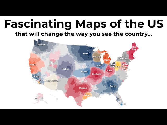 Fascinating Maps of the US that will Change the Way You See the Country...