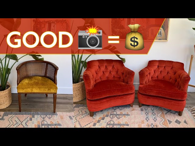 How To Make Money Flipping Furniture - Part 2: Photography + Staging Challenge