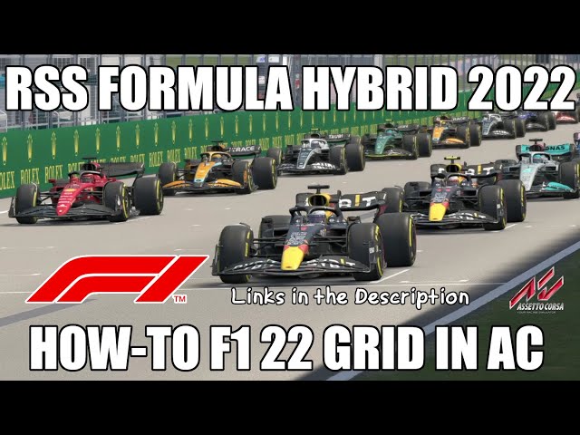 How To Make a REALISTIC Performance F1 2022 Grid | Assetto Corsa