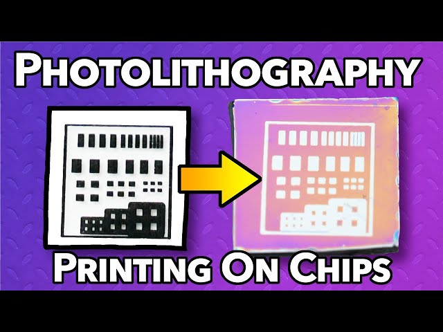 Photolithography on Silicon with PCB Chemicals