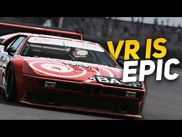 THIS is why racing in VR is awesome...