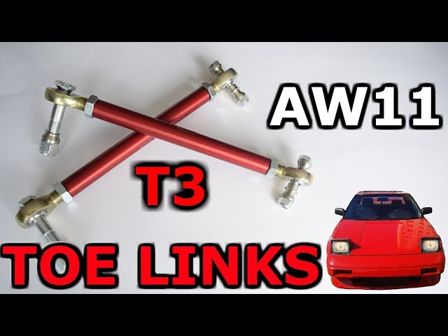 AW11 MR2 TECHNO TOY TUNING rear toe links unboxing and overview