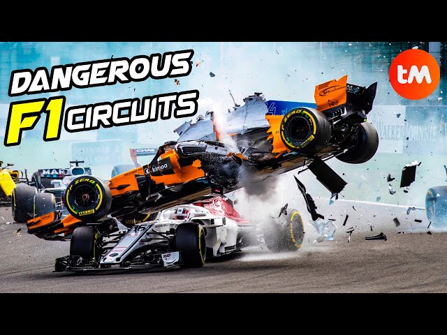 The Most DANGEROUS F1 CIRCUITS ☠️🏎