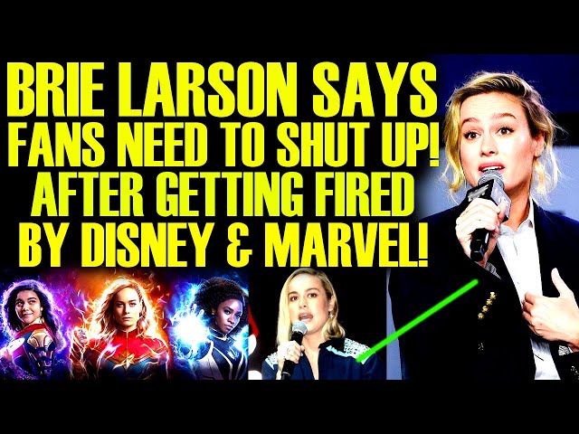 BRIE LARSON LOSES IT WITH FANS AFTER GETTING FIRED BY DISNEY FROM THE MARVELS DISASTER!