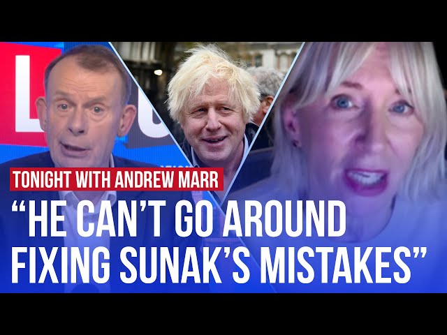 Nadine Dorries dismisses rumours of Boris Johnson returning to Parliament | LBC