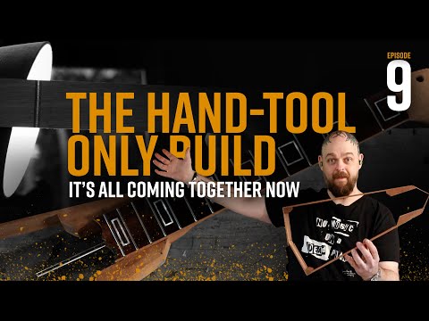 Hand Tool Only Acoustic Travel Guitar Build Ep 9 | Risky Business Making the Sides