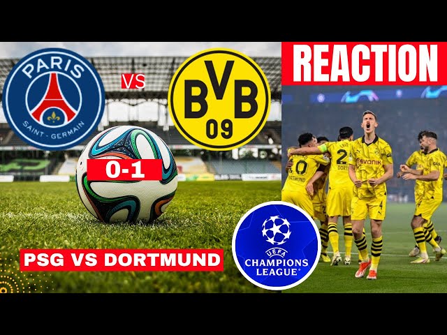 PSG vs Borussia Dortmund 0-1 Live Stream Champions League UCL Football 2024 Score Highlight Direct