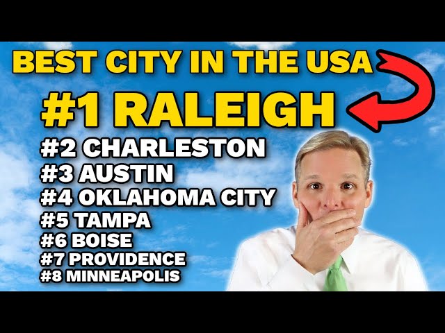 Raleigh NC is Ranked The #1 BEST City To Live in the USA in 2022!