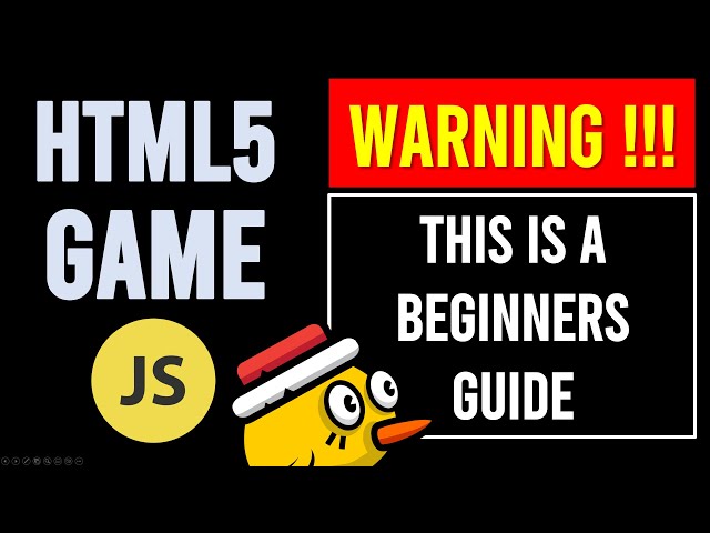 Create Flappy Bird Game Using JavaScript and HTML5 | JavaScript Project For Beginners