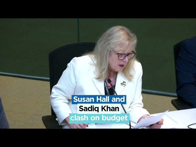 Susan Hall and the Sadiq Khan clash on the budget