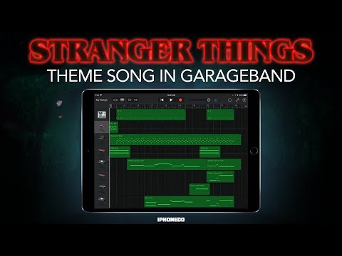 Stranger Things Theme Song — Created in GarageBand for iPad [4K]