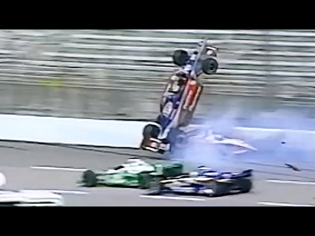 Kenny Brack Big Crash 2003 IRL Chevy 500