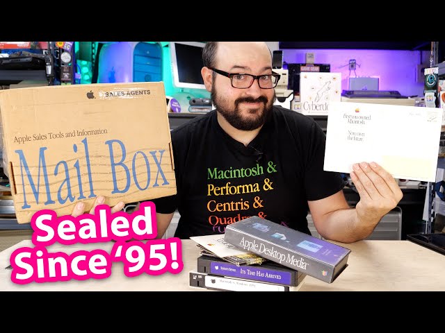 Unboxing Apple's Corporate Loot Crate from the 90's!