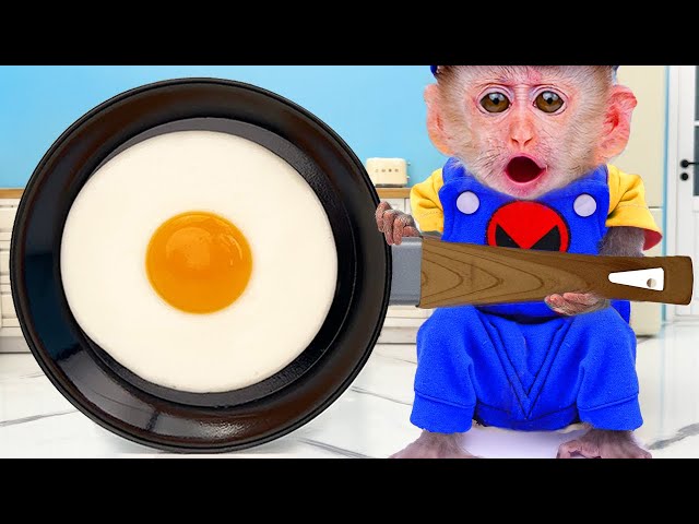 Monkey Baby BiBi go harvest eggs and giant eggs |Animai Smart BiBi