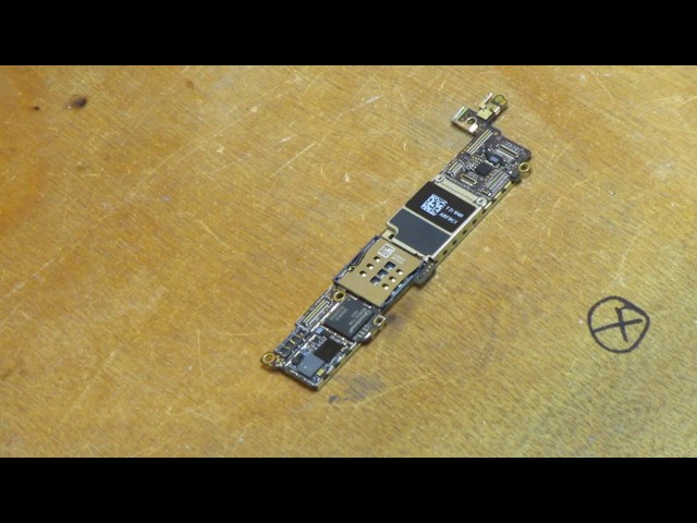 What I fix daily - April 3, 2017 - iPhone 5S DFU Shields down