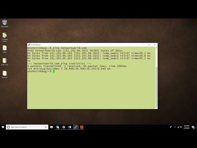 Linux Tip: How to use the ping command