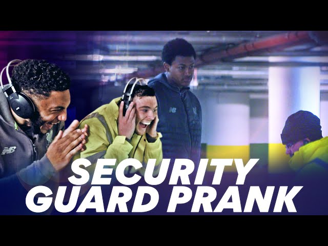 Robertson and Gomez PRANK Rhian Brewster | NordVPN's HILARIOUS security guard prank
