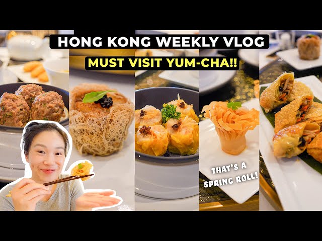 MUST VISIT Yum Cha Chinese Restaurant, Dim Sum & Satay Beef Noodles | Hong Kong Weekly Vlog 香港Vlog