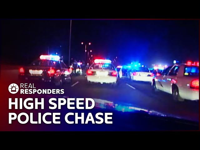 Suspect Engages In High Speed Car Chase With Dozens Of Officers | Cops | Real Responders