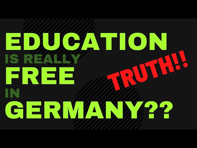 EDUCATION really FREE in GERMANY??