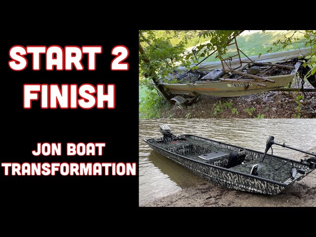 Jon Boat Transformation | Tracker Build Start to Finish