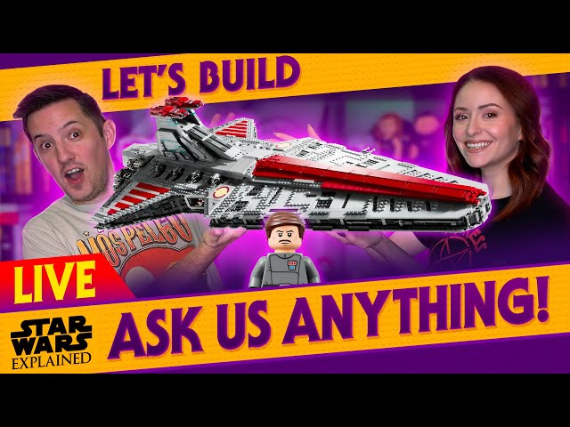 We're FINISHING the LEGO Venator! Ask Us Anything!