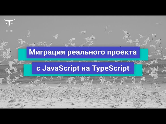 Миграция реального проекта с Javascript на Typescript, боли  // «JavaScript Developer. Professional»