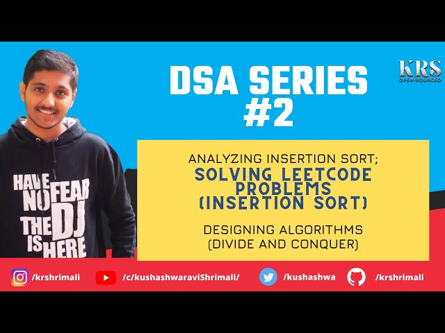 DSA Series: #2 - Analyzing Insertion Sort and RAM Model for Analysis