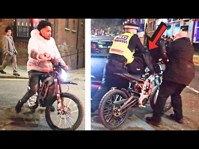 SURRON BIKE THIEF GETS INSTANT KARMA !!!!              #ebike  #electricbike