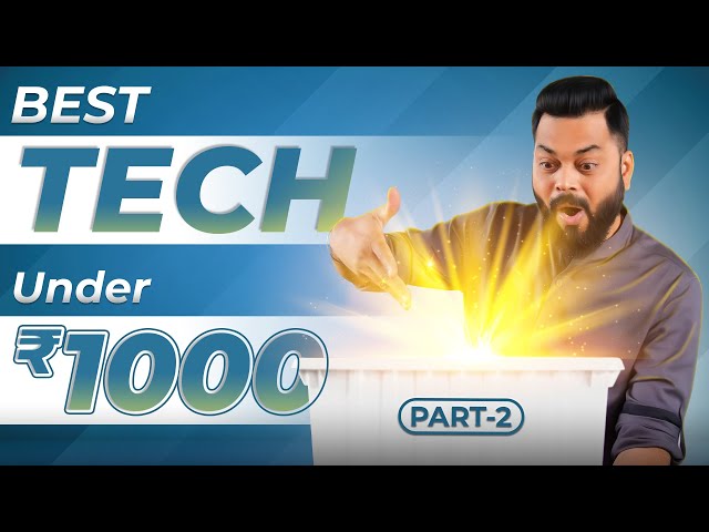 Top 5 Best Tech Gadgets Under Rs.1000 | Part 2⚡December 2021