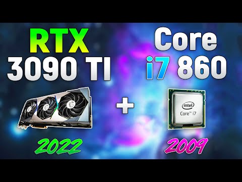 RTX 3090 Ti + 13 Year Old CPU - Test in 4K