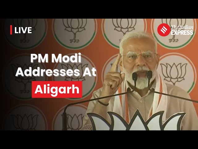 PM Modi Continues Campaign Trail with Rally in Aligarh, Uttar Pradesh