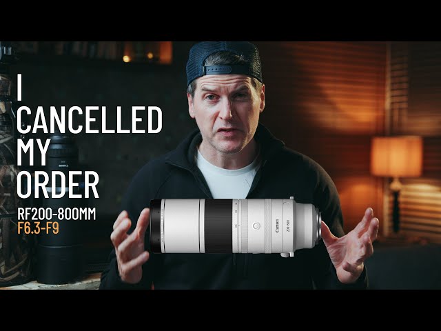 Canon RF 200-800 - Small Aperture Lenses are Frustrating for Wildlife Photography