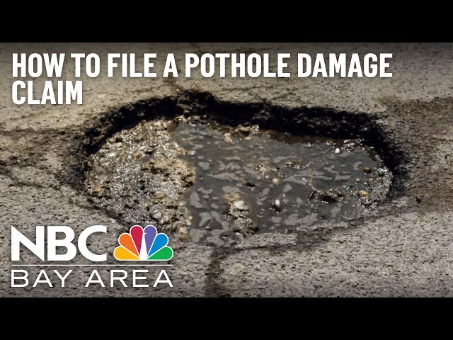 How To File a Pothole Damage Claim
