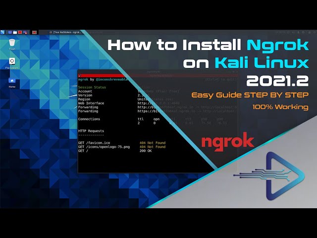 How to Install Ngrok on Kali Linux | Tutorial Kali Linux 2021.2