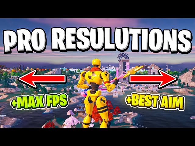 TOP 5 PRO STRETCHED RESOLUTIONS In Fortnite Season 4! - 🔨 FPS BOOST & Smoother Gameplay 🔨