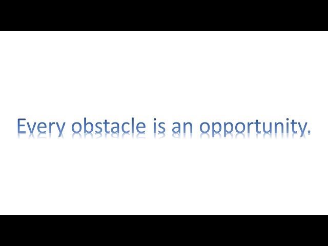Obstacles in path || Short inspirational story