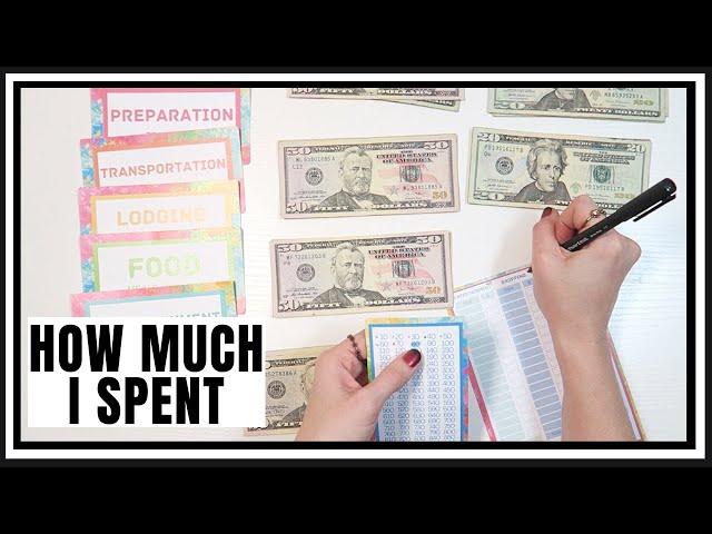 HOW TO BUDGET FOR A VACATION: how much I spent on vacation, vacation cash budgeting