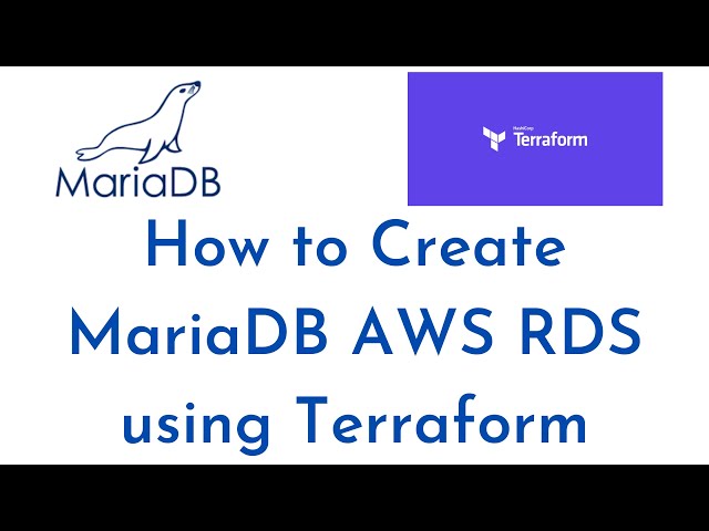 How to Create MariaDB RDS in AWS using Terraform |How to Connect MariaDB AWS RDS using EC2 Instance