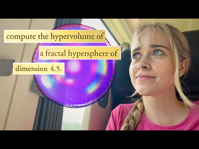Riding a train until I understand hyperspheres