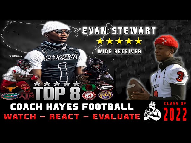 5⭐ WR - Evan Stewart Highlights | One of the deadliest WR's on the field (WRE)