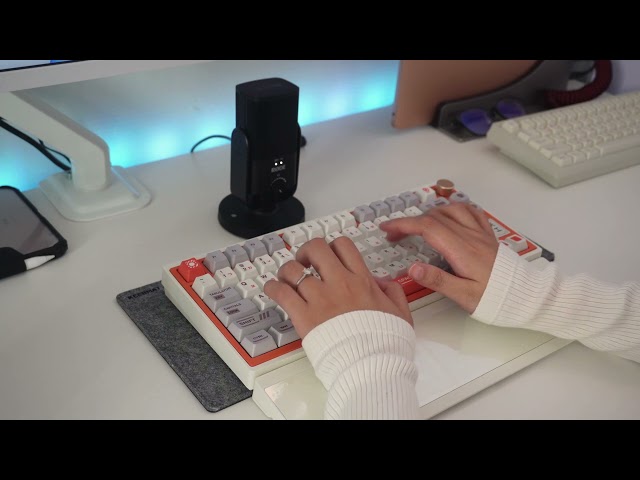 Typing ASMR | THOCKY $79 pre-built stock sound | 10 min. loop (no mid-roll ads)